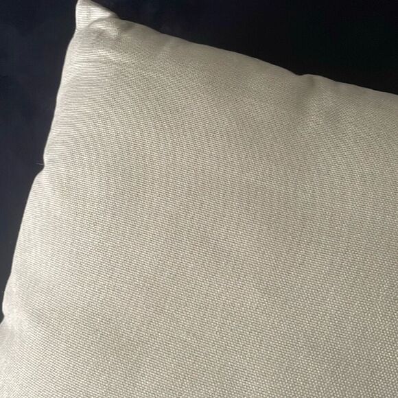 Pair of Olive green linen decorative square pillows with removable pillow cover - Picture 8 of 9